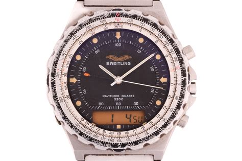 Sold at Auction: A Breitling Navitimer 3300 Jupiter 'Iraqi Airforce 